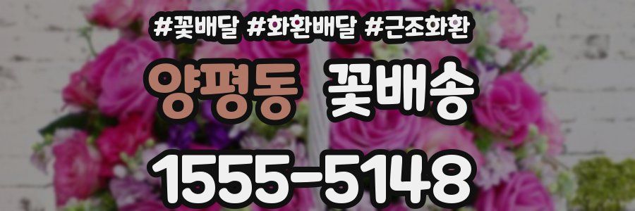양평동 꽃배송
