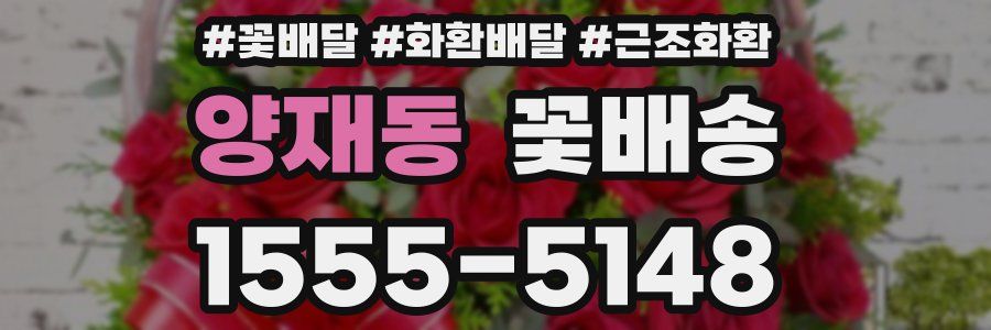 양재동 꽃배송