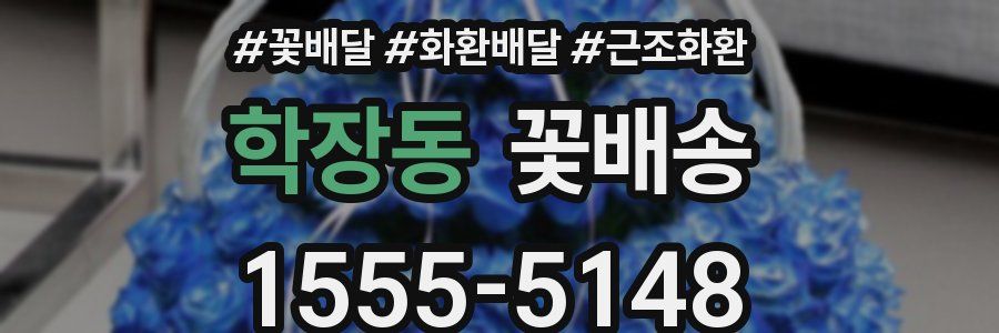 학장동 꽃배송