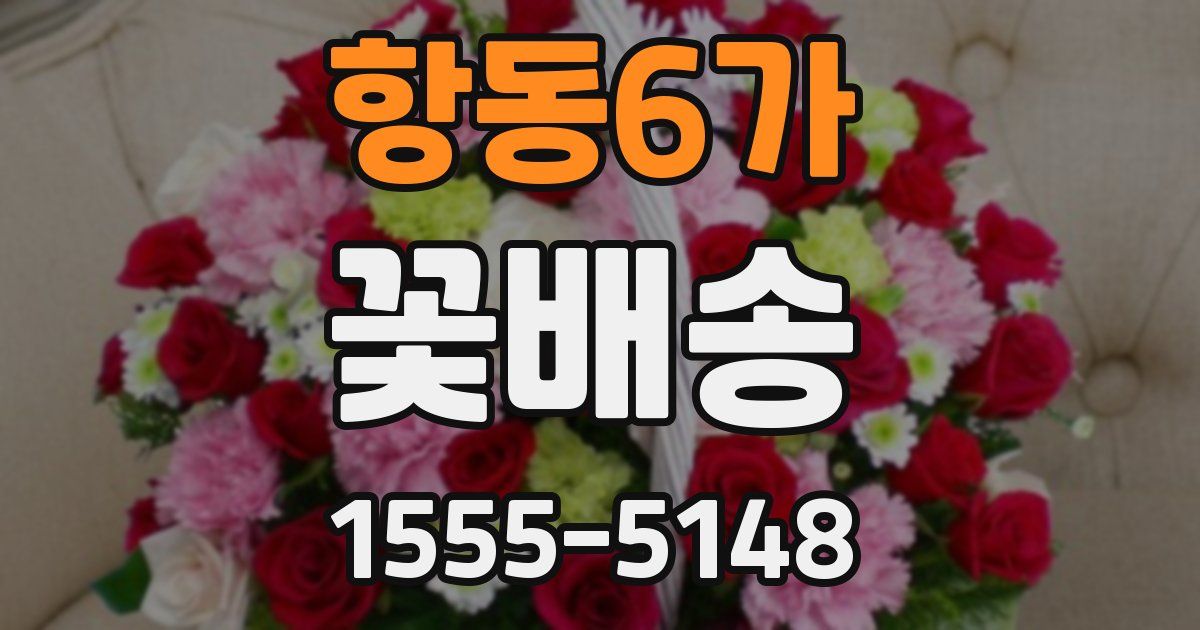 항동6가 꽃배송