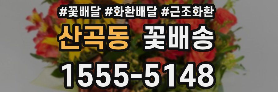 산곡동 꽃배송