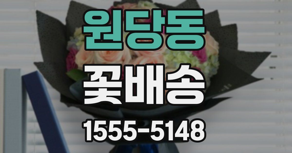 원당동 꽃배송