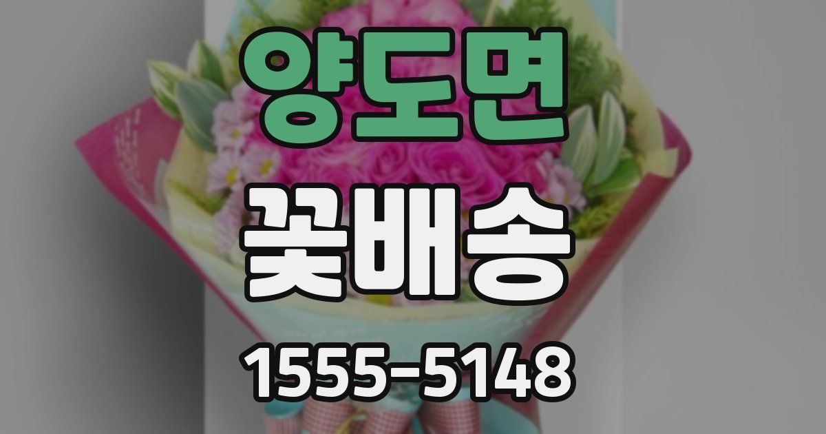 양도면 꽃배송