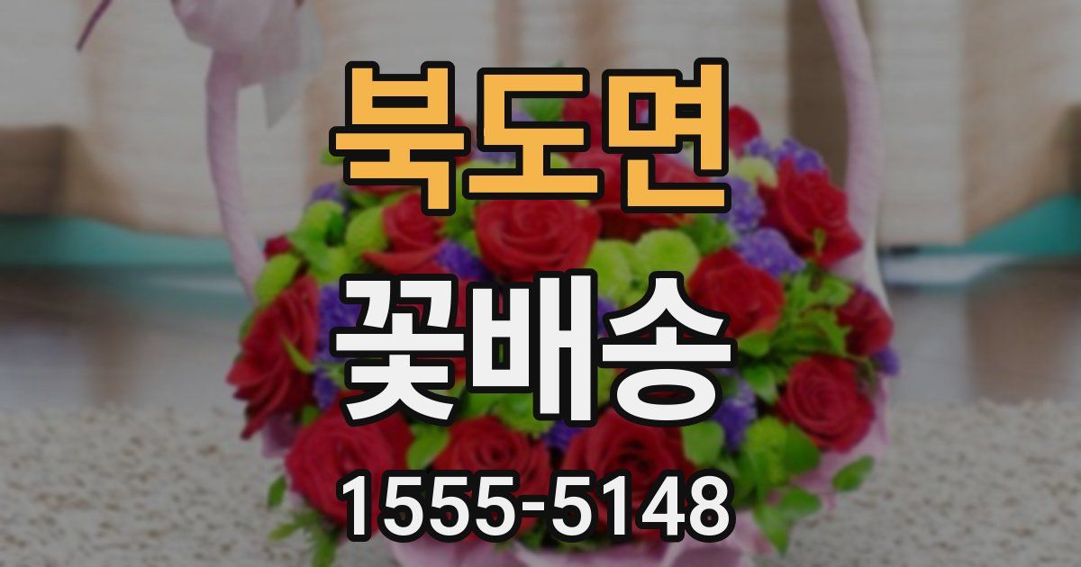 북도면 꽃배송