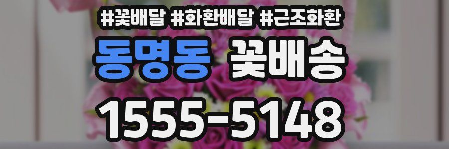 동명동 꽃배송