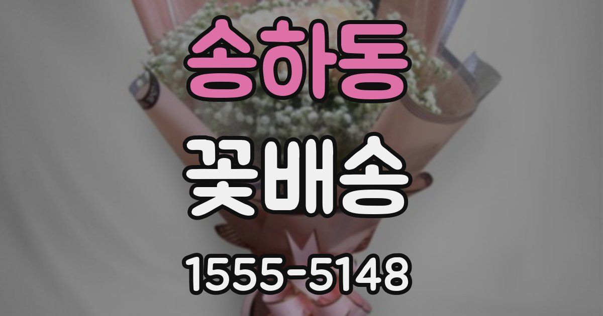 송하동 꽃배송