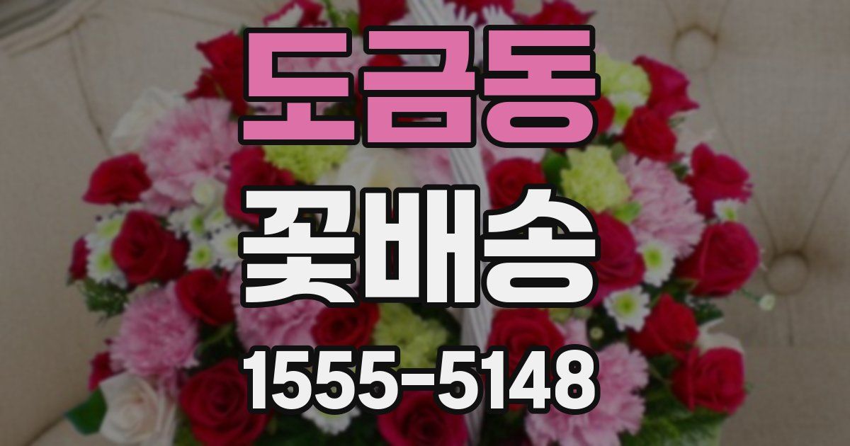 도금동 꽃배송