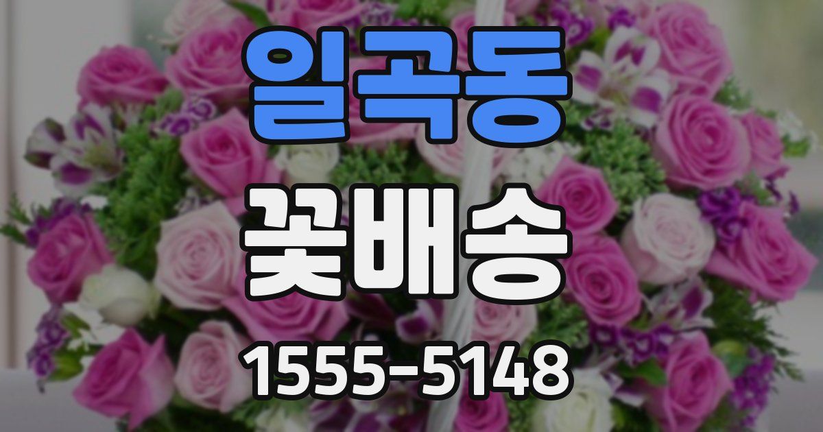 일곡동 꽃배송