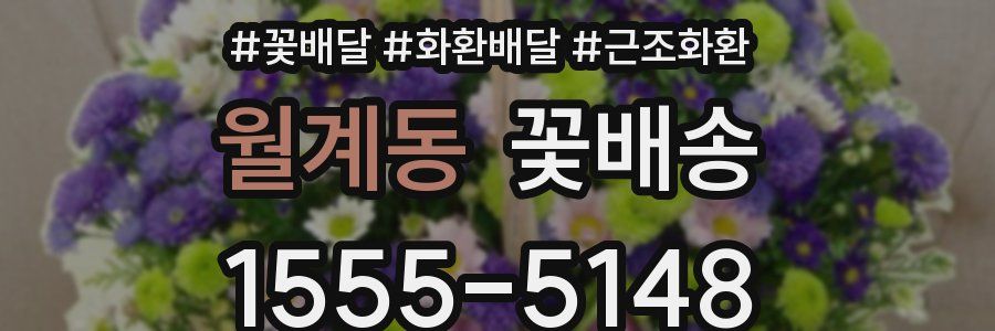 월계동 꽃배송