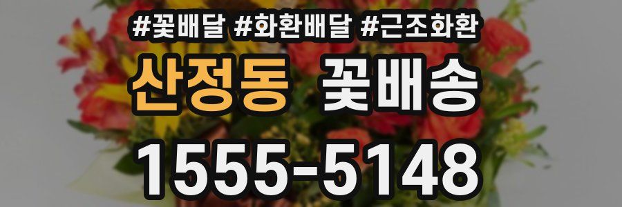 산정동 꽃배송
