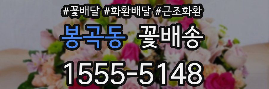 봉곡동 꽃배송