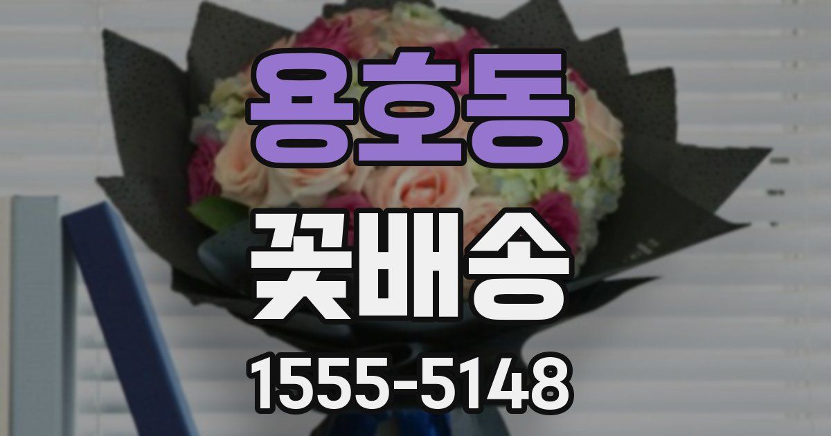 용호동 꽃배송