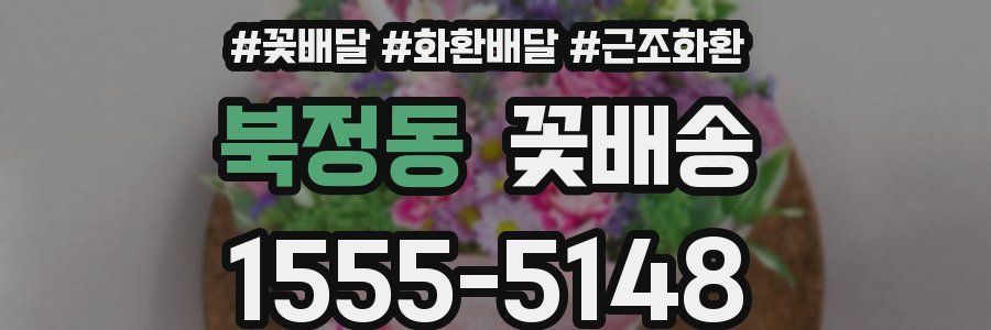북정동 꽃배송