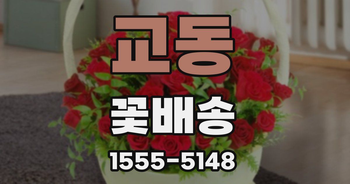 교동 꽃배송