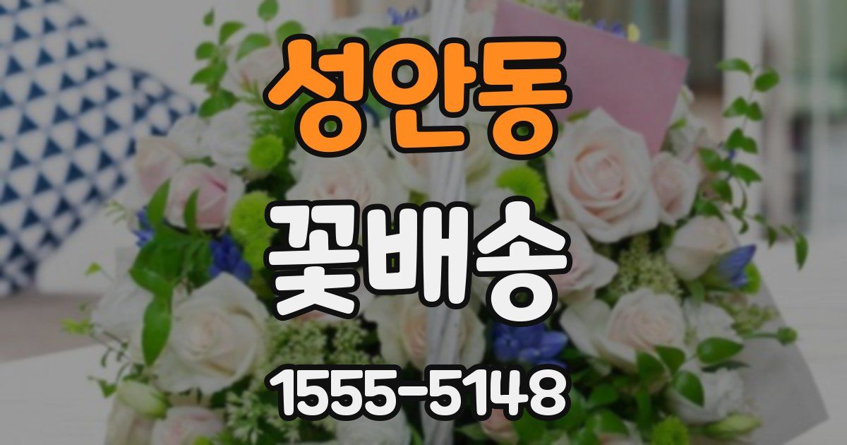 성안동 꽃배송