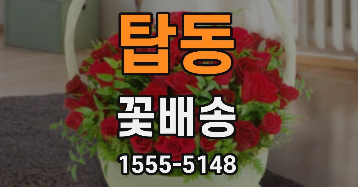 탑동 꽃배송