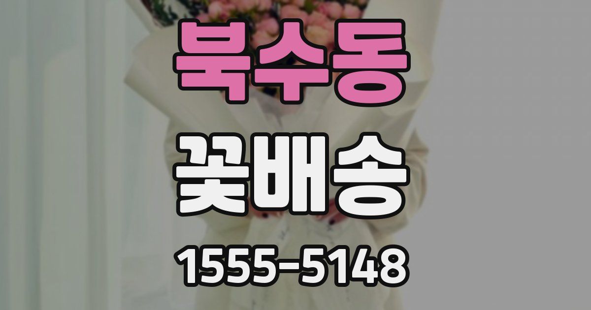 북수동 꽃배송