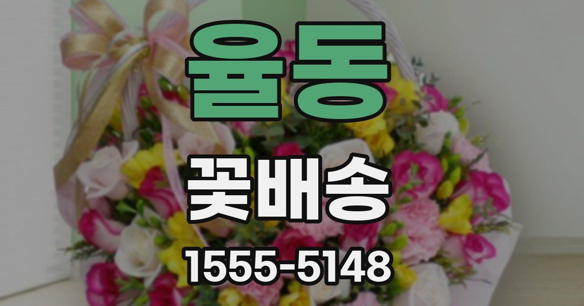율동 꽃배송