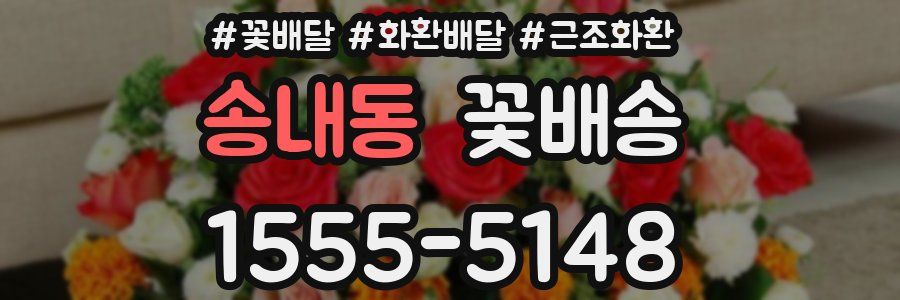 송내동 꽃배송