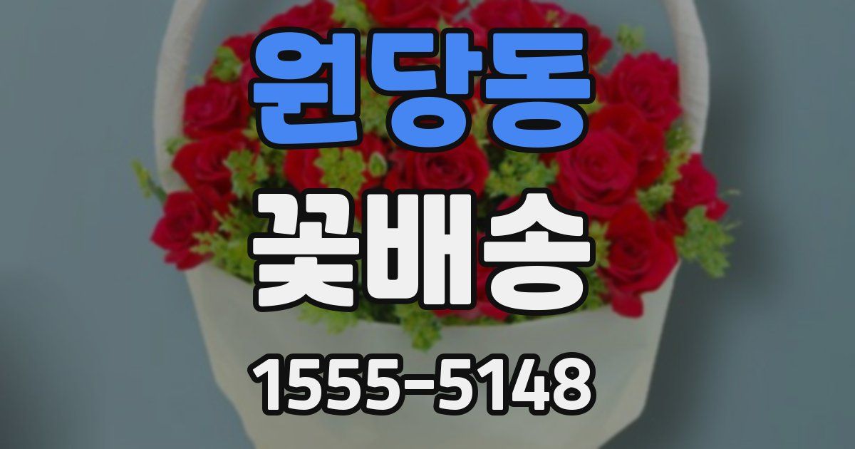 원당동 꽃배송
