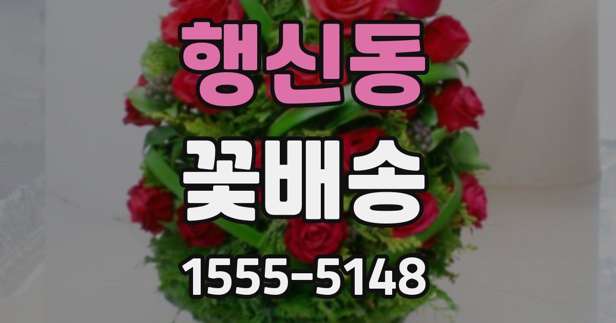 행신동 꽃배송
