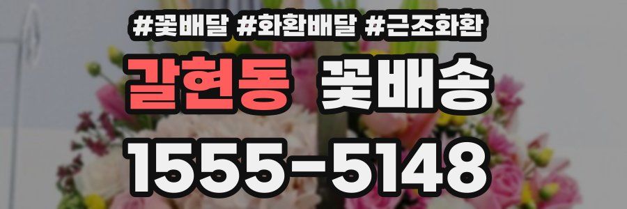 갈현동 꽃배송