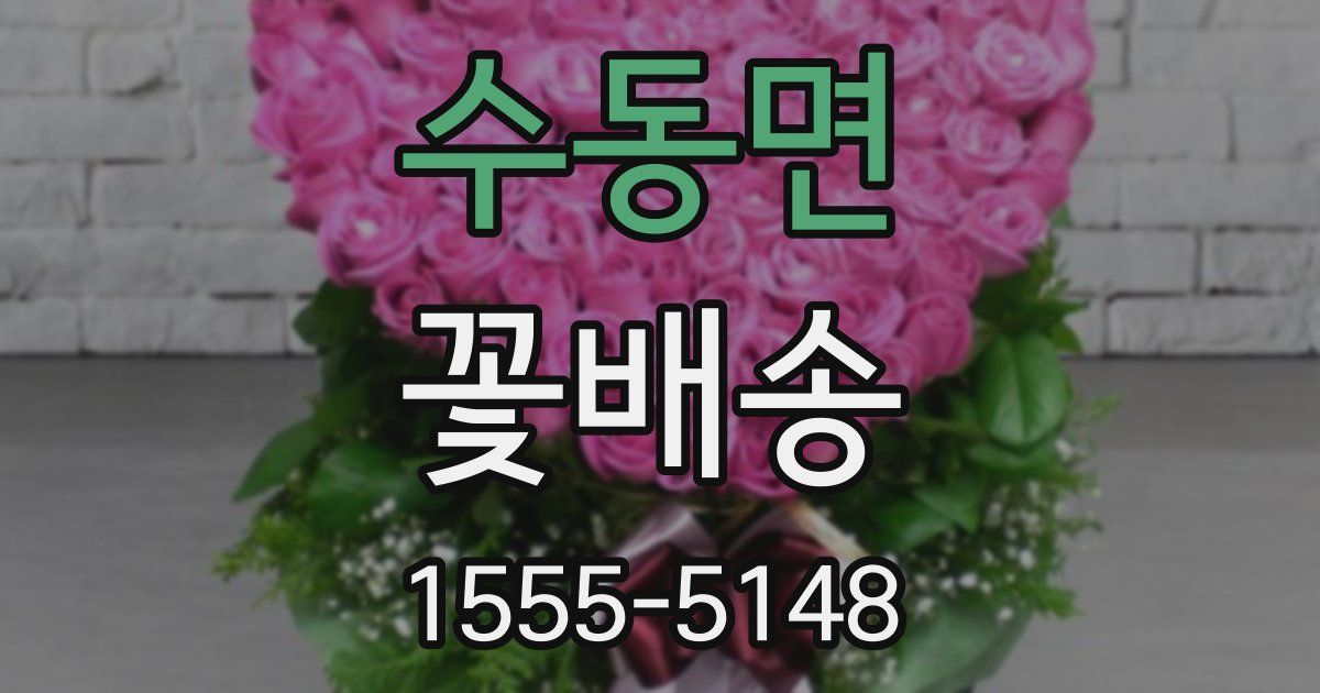 수동면 꽃배송