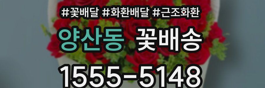 양산동 꽃배송