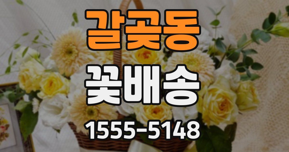 갈곶동 꽃배송