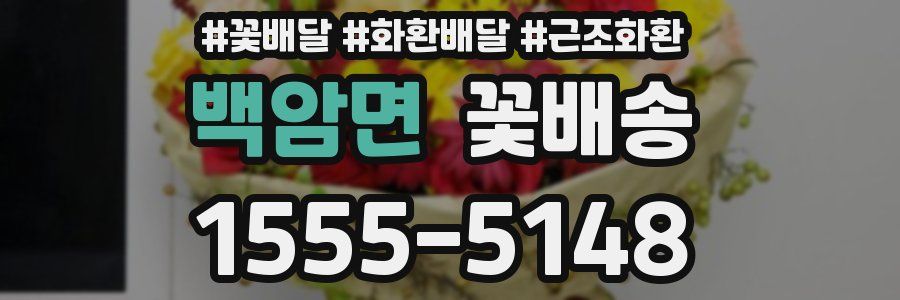 백암면 꽃배송
