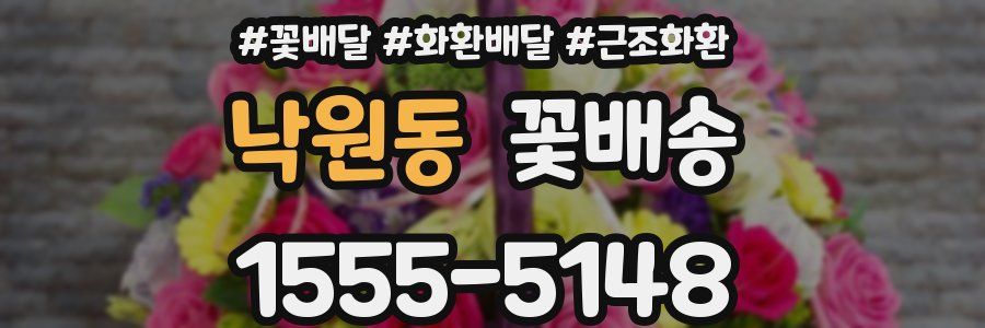 낙원동 꽃배송