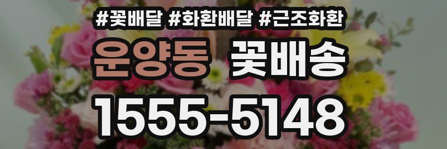 운양동 꽃배송
