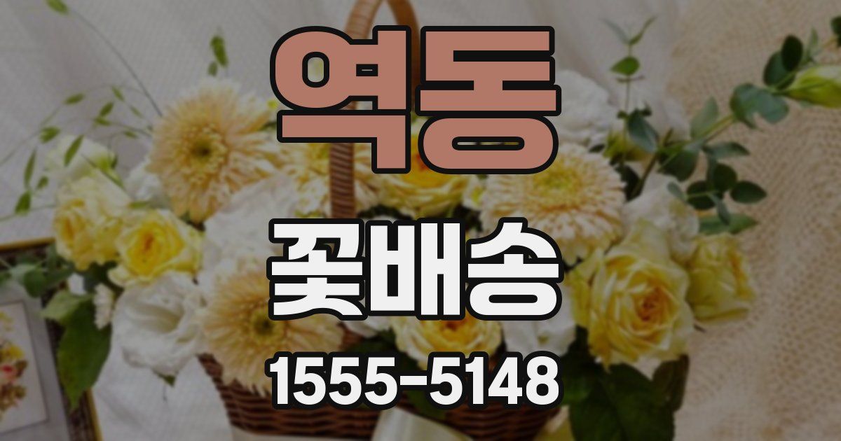 역동 꽃배송