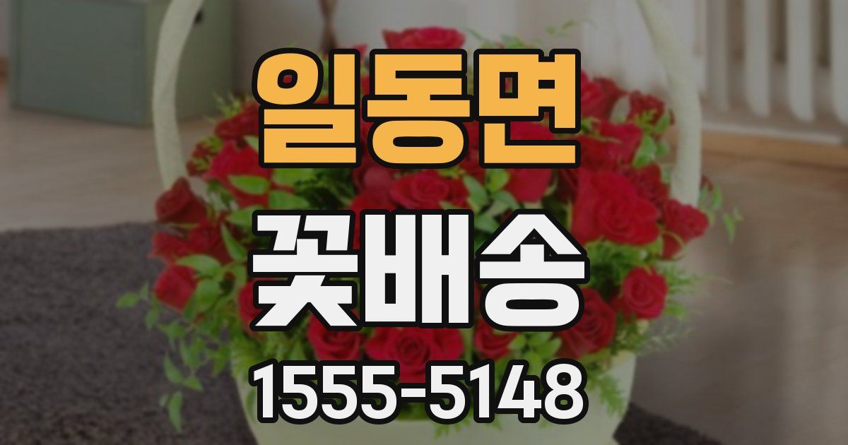 일동면 꽃배송