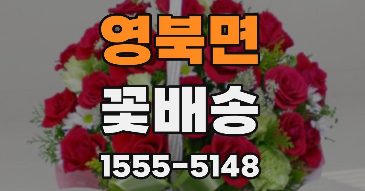 영북면 꽃배송