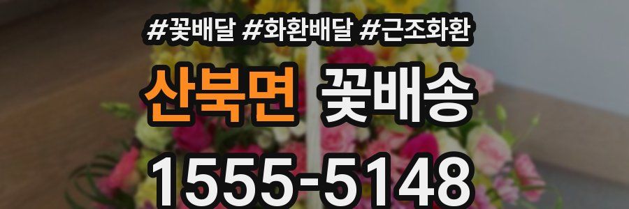 산북면 꽃배송