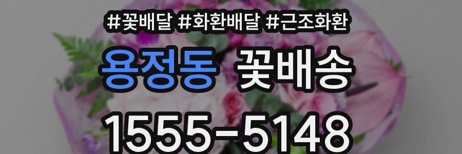 용정동 꽃배송
