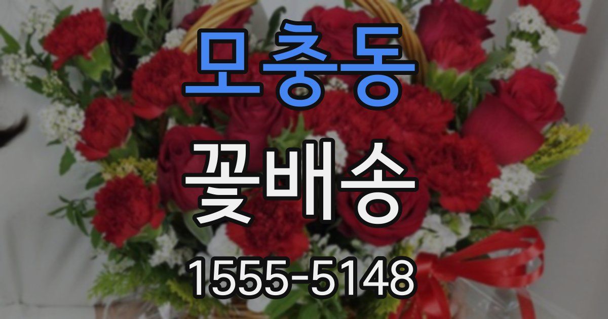 모충동 꽃배송