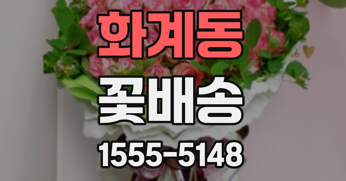 화계동 꽃배송