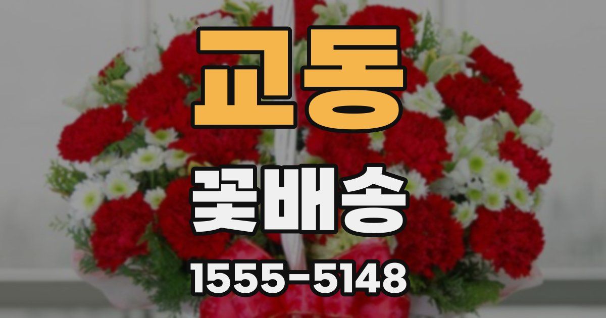 교동 꽃배송