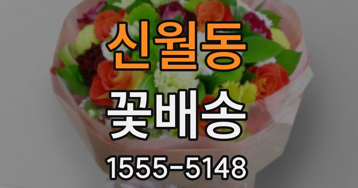신월동 꽃배송