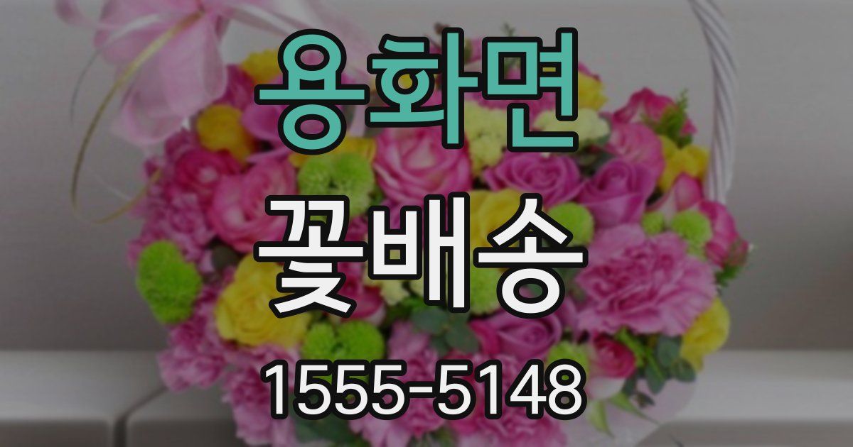 용화면 꽃배송