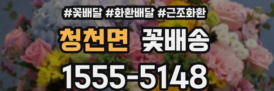 청천면 꽃배송