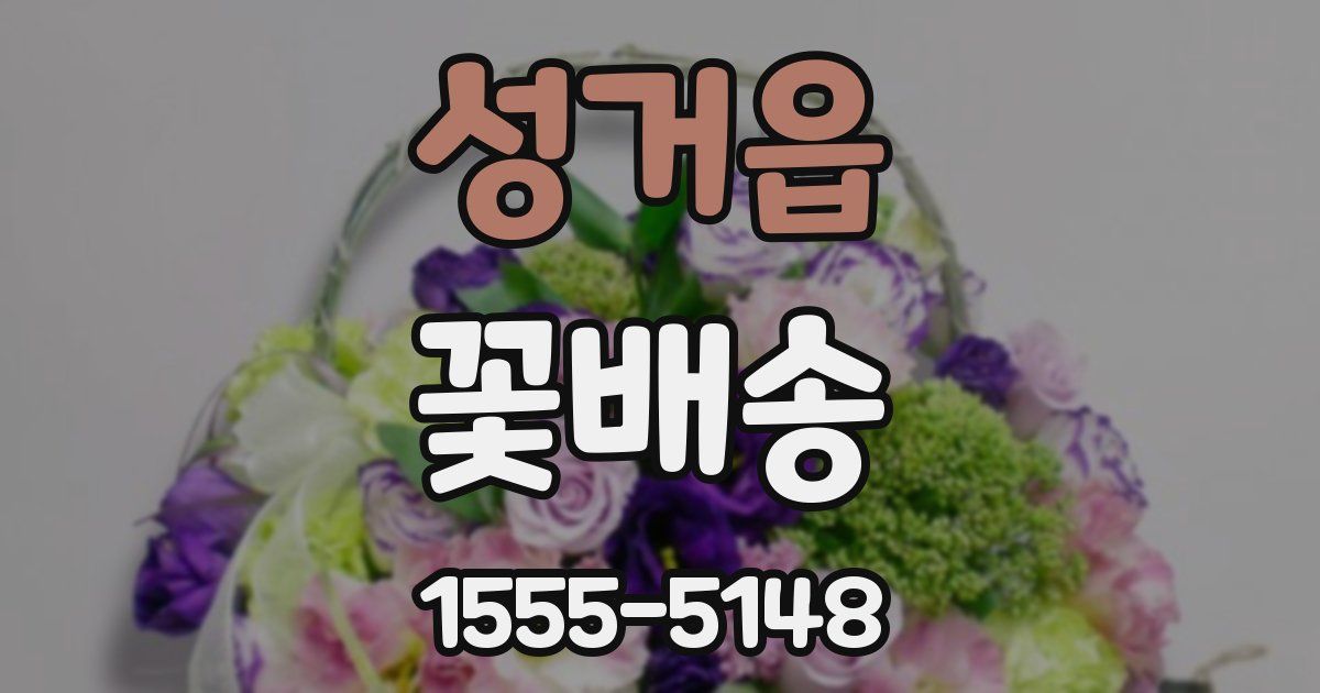 성거읍 꽃배송