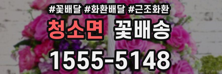청소면 꽃배송