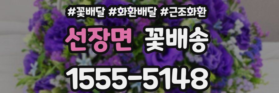 선장면 꽃배송