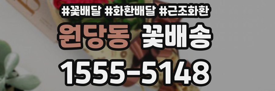 원당동 꽃배송