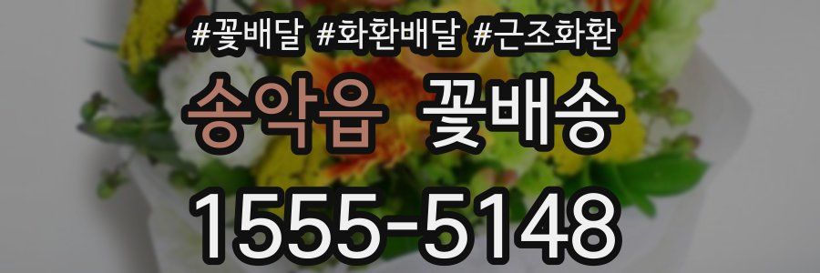 송악읍 꽃배송