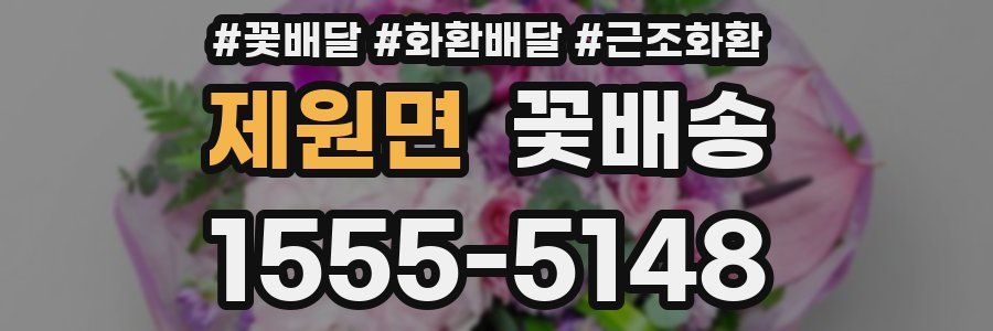 제원면 꽃배송