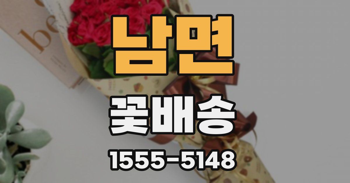 남면 꽃배송